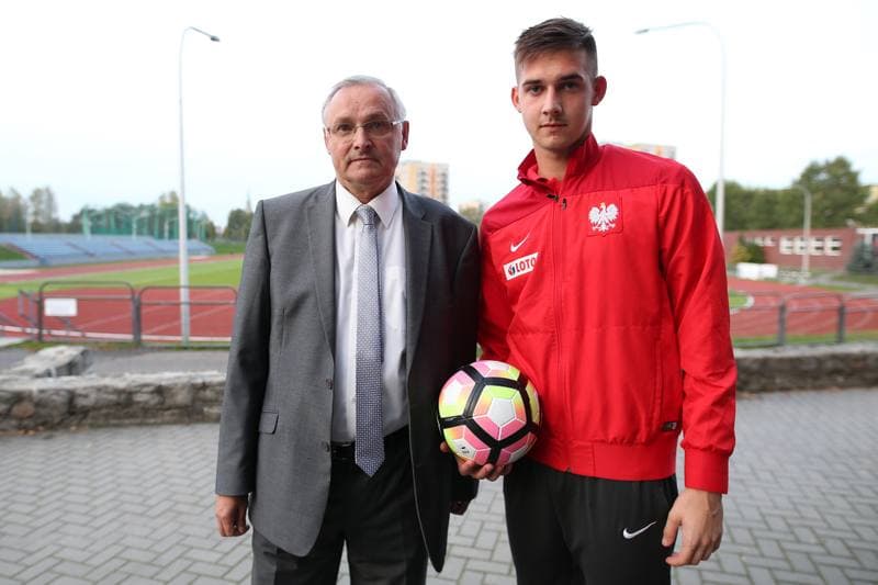 Football. Poland U19. Training. 02.10.2017