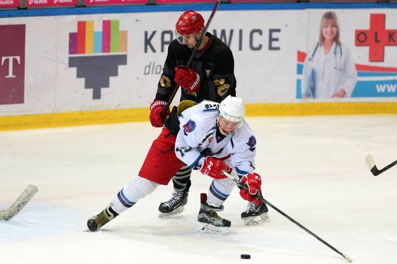 Ice Hockey. Polska Hokej Liga. SMS PZHL Katowice - Comarch Cracovia Krakow. 15.10.2017