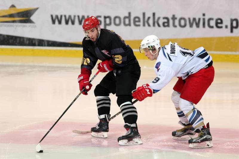 Ice Hockey. Polska Hokej Liga. SMS PZHL Katowice - Comarch Cracovia Krakow. 15.10.2017