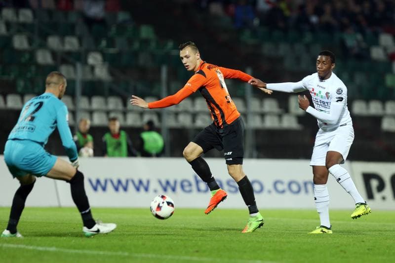 Football. Nice I Liga. Zaglebie Sosnowiec - Chrobry Glogow. 18.10.2017