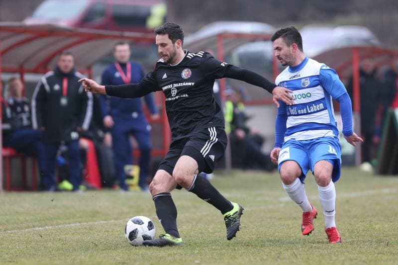 Football. Fortuna Narodni Liga. Fotbal Trinec - FK Usti nad Labem. 02.03.2019