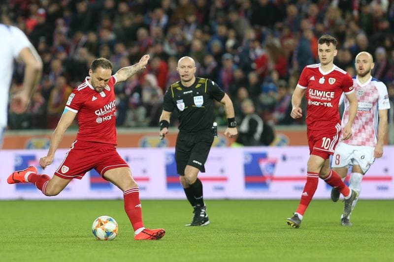 Football. Lotto Ekstraklasa. Gornik Zabrze - Piast Gliwice. 08.03.2019