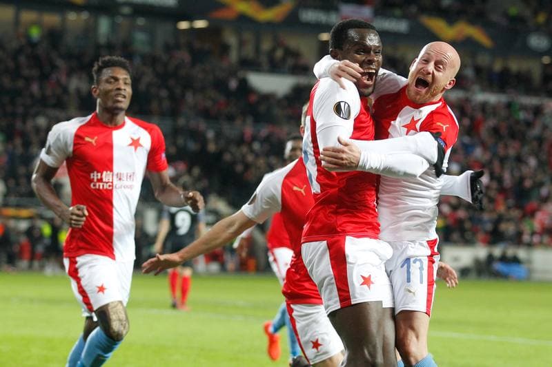 Football. UEFA Europa League. Slavia Prague - Sevilla FC. 14.03.2019