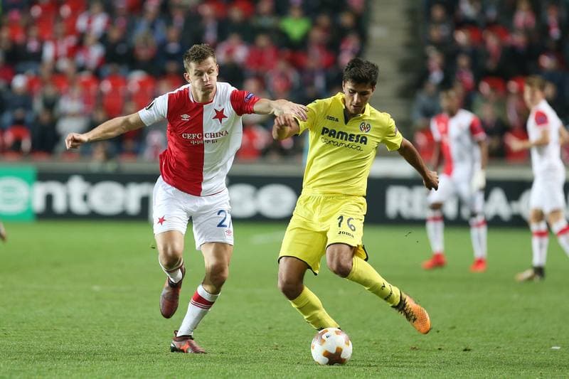 Football. UEFA Europa League. Slavia Prague - Villarreal CF. 02.11.2017