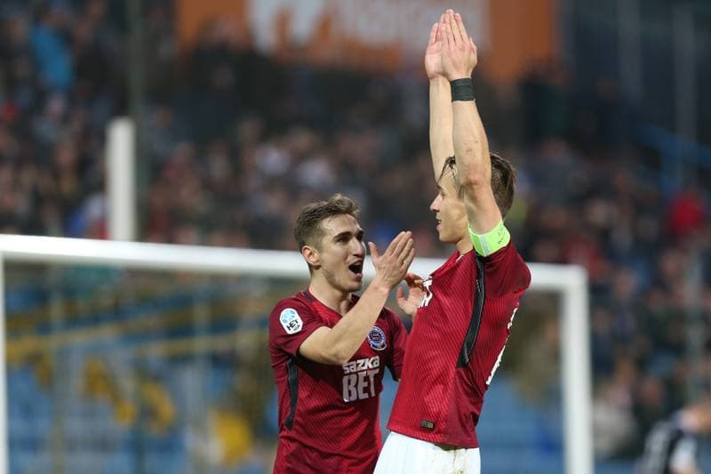 Football. Het Liga. Fastav Zlin - Sparta Prague. 05.11.2017