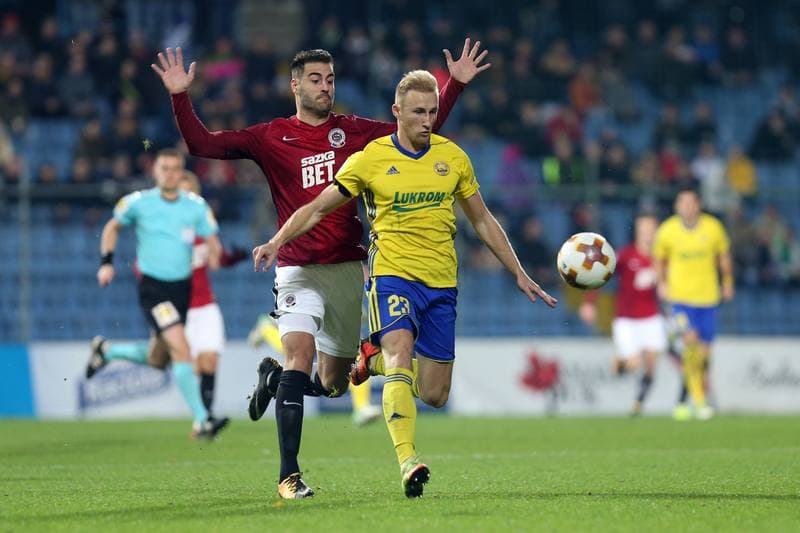 Football. Het Liga. Fastav Zlin - Sparta Prague. 05.11.2017