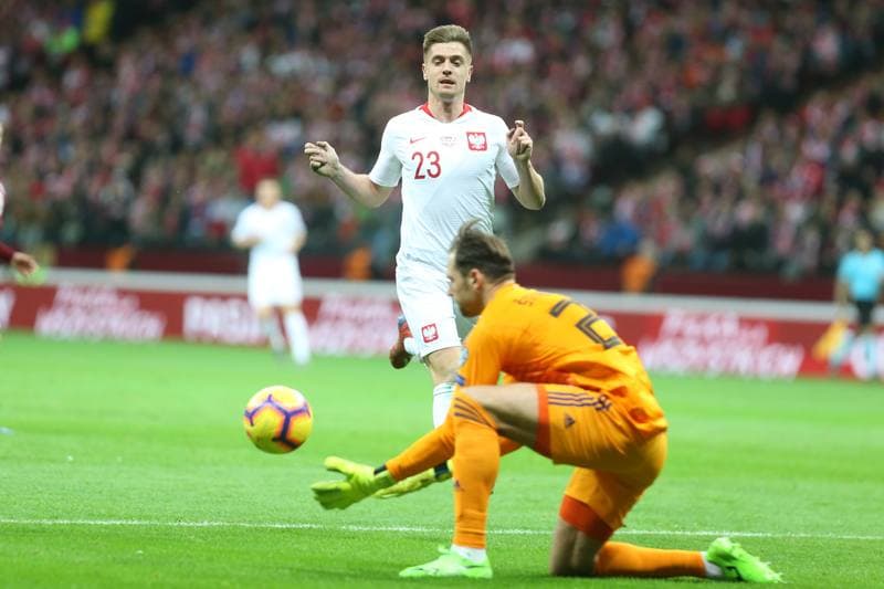 Football. Euro 2020 Qualifiers. Poland - Latvia. 24.03.2019