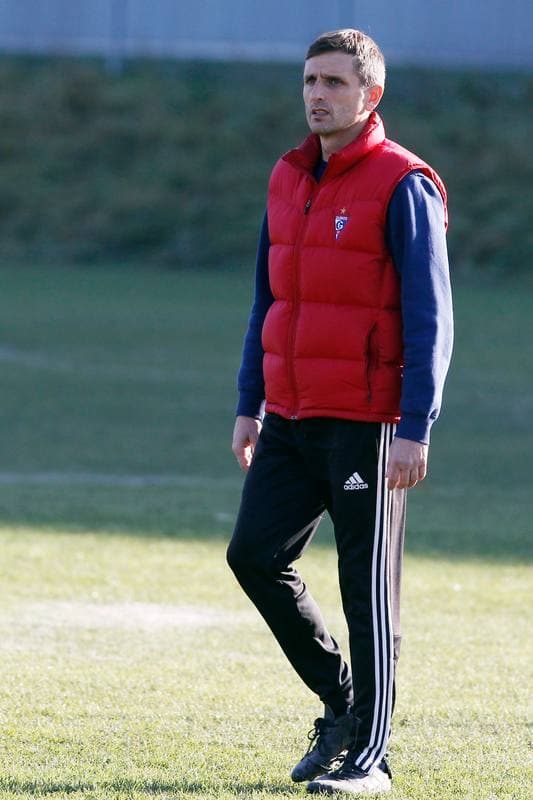 Football. Gornik Zabrze. Training. 23.11.2017