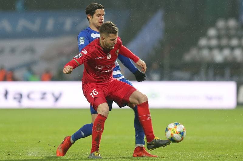 Football. Lotto Ekstraklasa. Zaglebie Sosnowiec - Wisla Plock. 13.04.2019