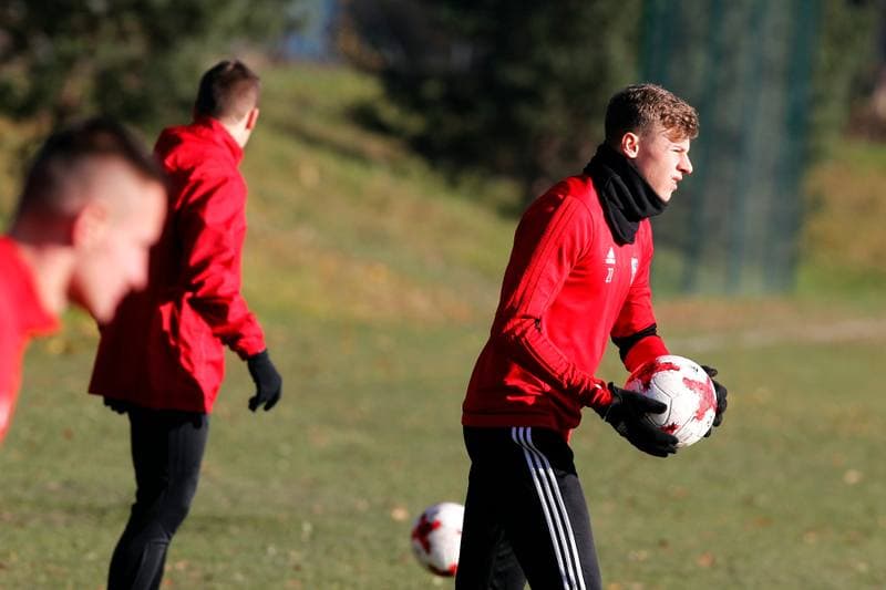 Football. Gornik Zabrze. Training. 23.11.2017