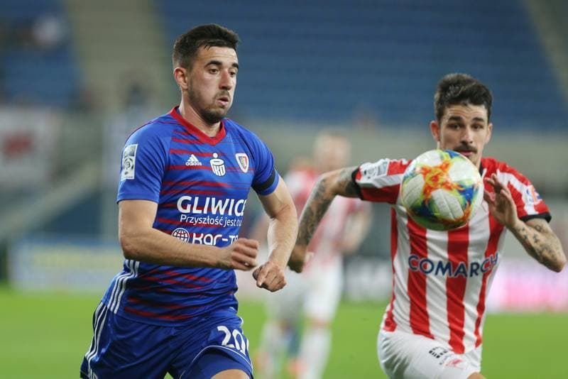 Football. Lotto Ekstraklasa. Piast Gliwice - Cracovia Krakow. 26.04.2019