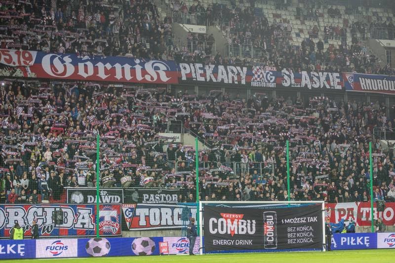 Football. Lotto Ekstraklasa. Gornik Zabrze - Wisla Krakow. 03.05.2019