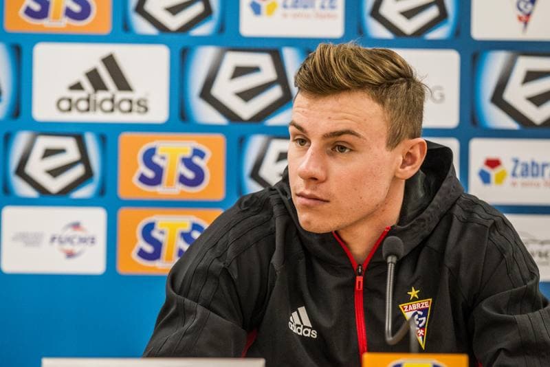 Football. Gornik Zabrze. Press Conference. 13.05.2019