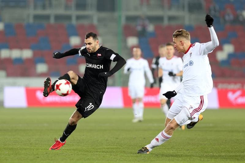 Football. Lotto Ekstraklasa. Gornik Zabrze - Cracovia Krakow. 18.12.2017
