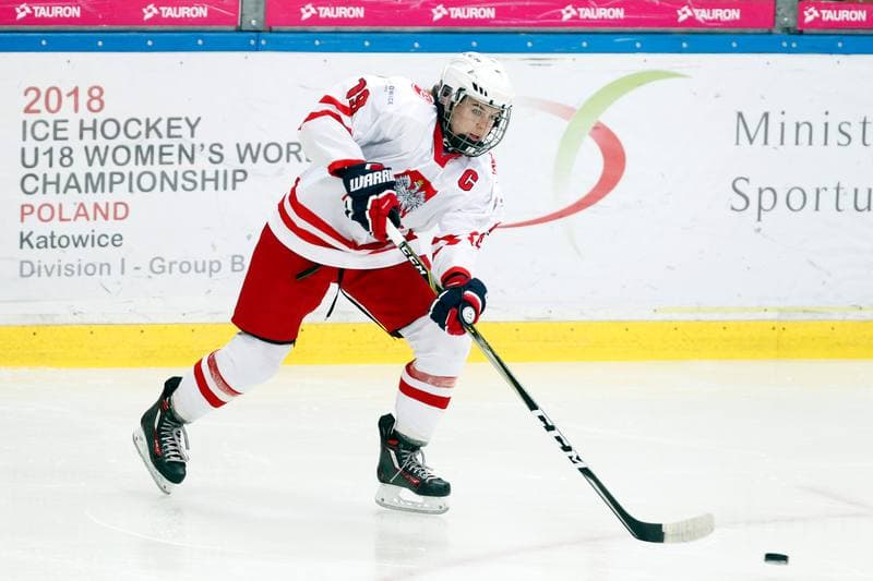Ice Hockey. Women's U18 World Championship Division 1B. Poland - China. 06.01.2018