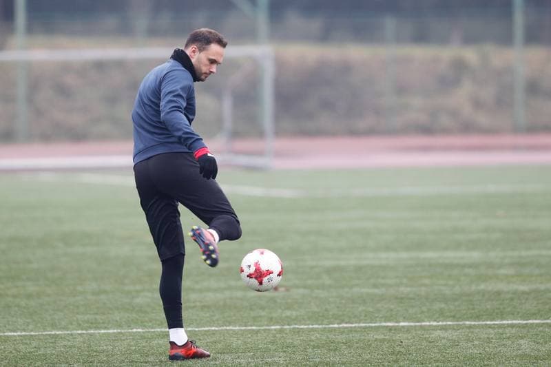 Football. Piast Gliwice. Training. 10.01.2018