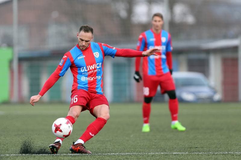 Football. Sparing. MFK Karvina - Piast Gliwice. 20.01.2018