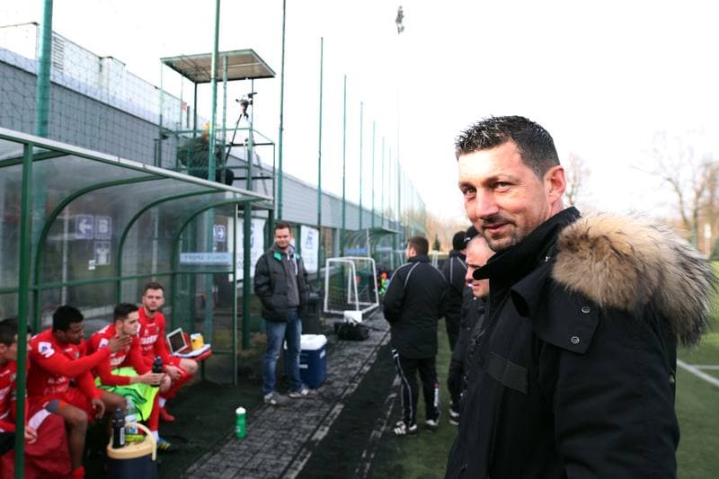 Football. Sparing. Zaglebie Sosnowiec - Puszcza Niepolomice. 31.01.2018