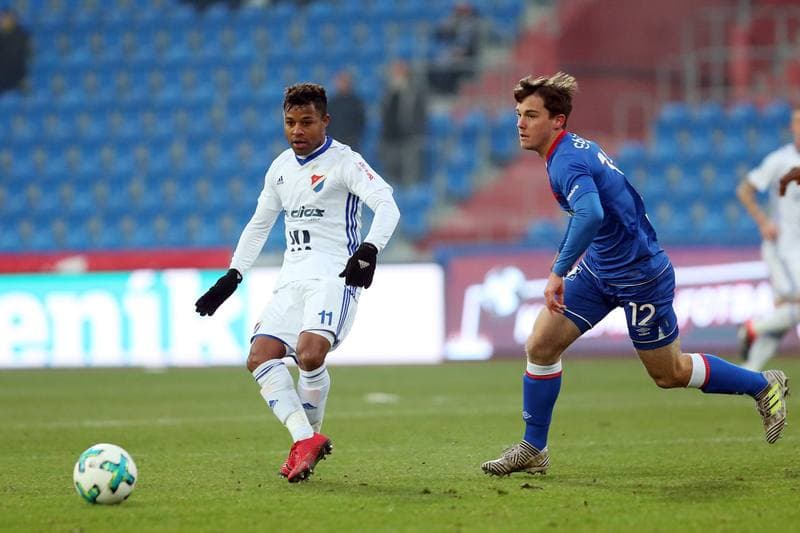 Football. Sparing. Banik Ostrava - Slavia Prague. 10.02.2018