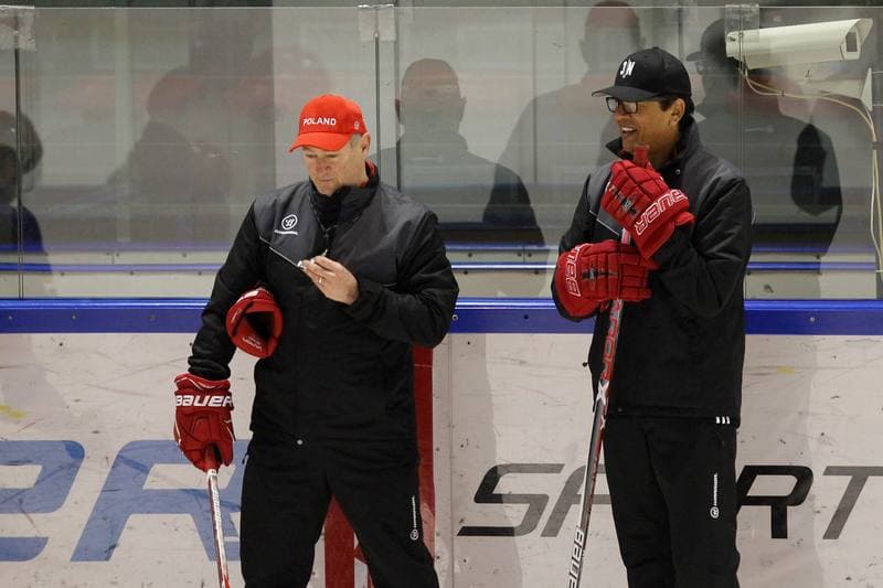 Ice Hockey. Poland national team. Training. 13.02.2018