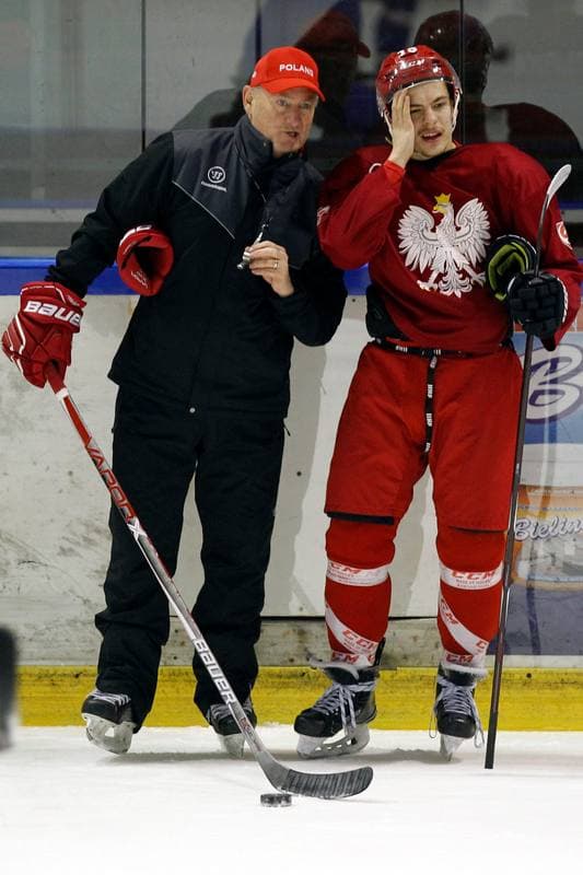 Ice Hockey. Poland national team. Training. 13.02.2018