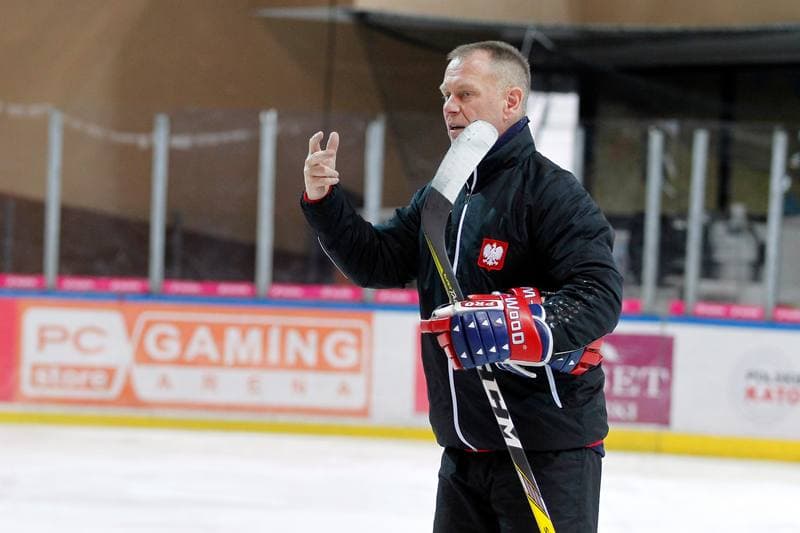 Ice Hockey. Poland national team. Training. 15.02.2018