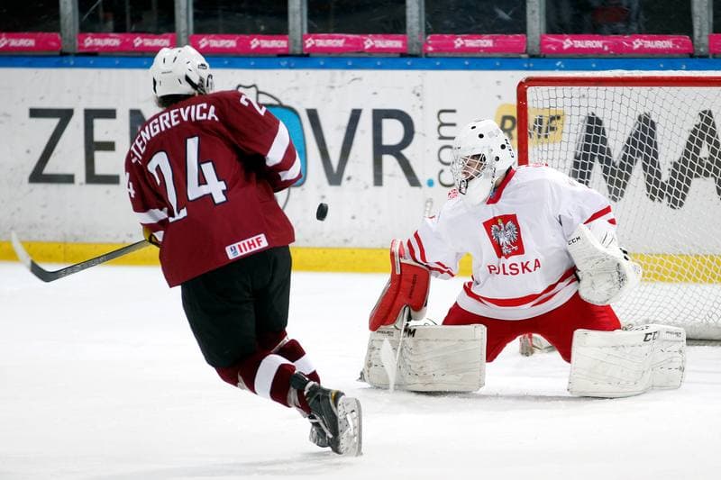 Ice Hockey. TCN. Poland - Latvia. 17.02.2018