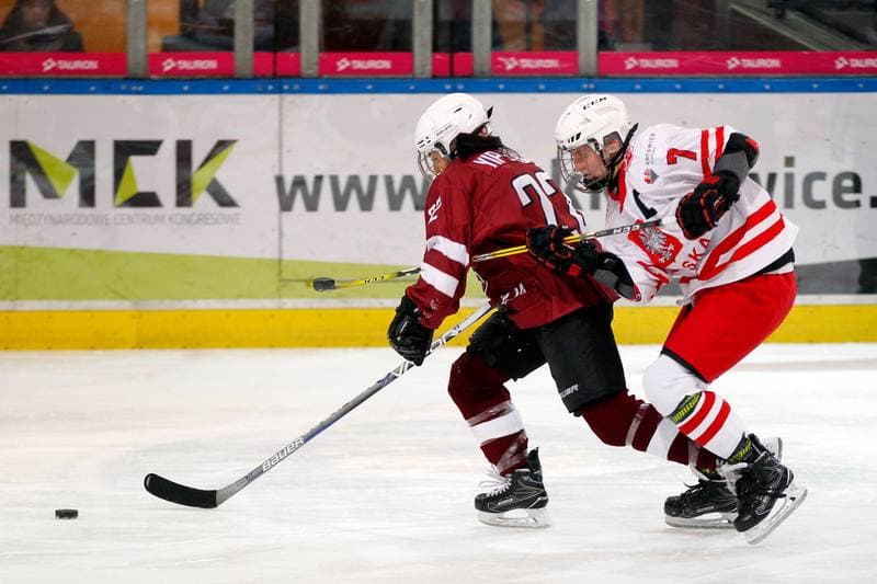 Ice Hockey. TCN. Poland - Latvia. 17.02.2018
