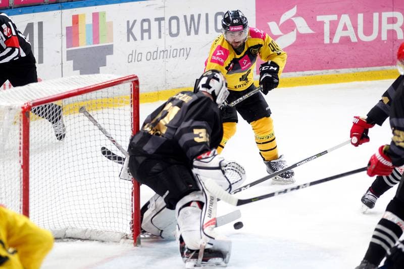 Ice Hockey. Polska Hokej Liga. Tauron KH GKS Katowice - Comarch Cracovia. 12.03.2018