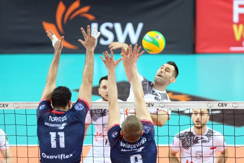 Volleyball. CEV Champions League. Jastrzebski Wegiel - ZAKSA Kedzierzyn-Kozle. 14.03.2018