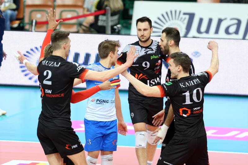 Volleyball. PlusLiga. GKS Katowice - Jastrzebski Wegiel. 25.03.2018