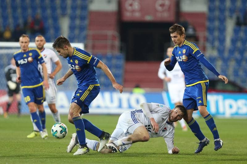 Football. HET Liga. Banik Ostrava - Vysocina Jihlava. 30.03.2018