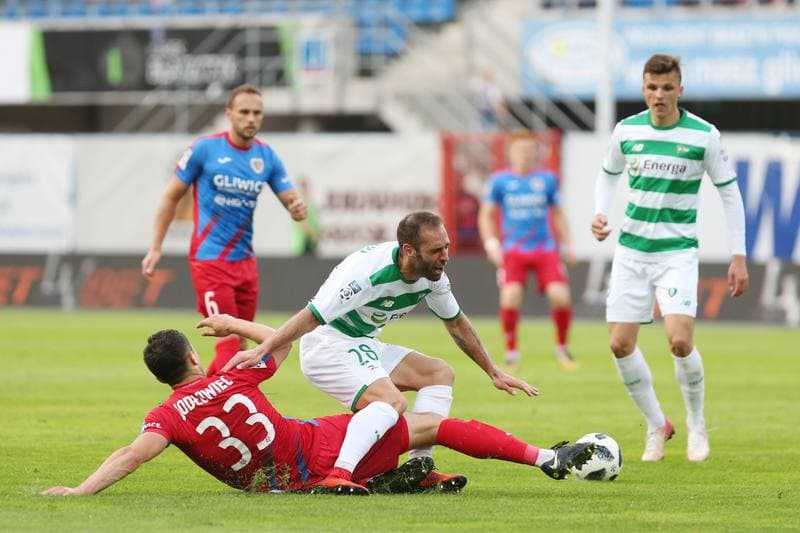 Football. Lotto Ekstraklasa. Piast Gliwice - Lechia Gdansk. 08.05.2018