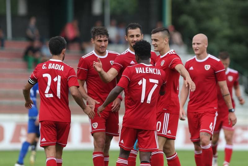 Football. Sparing. Podbeskidzie Bielsko-Biala - Piast Gliwice. 07.07.2018