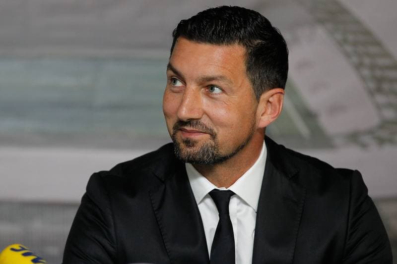 Football. Zaglebie Sosnowiec. Press Conference. 17.07.2018