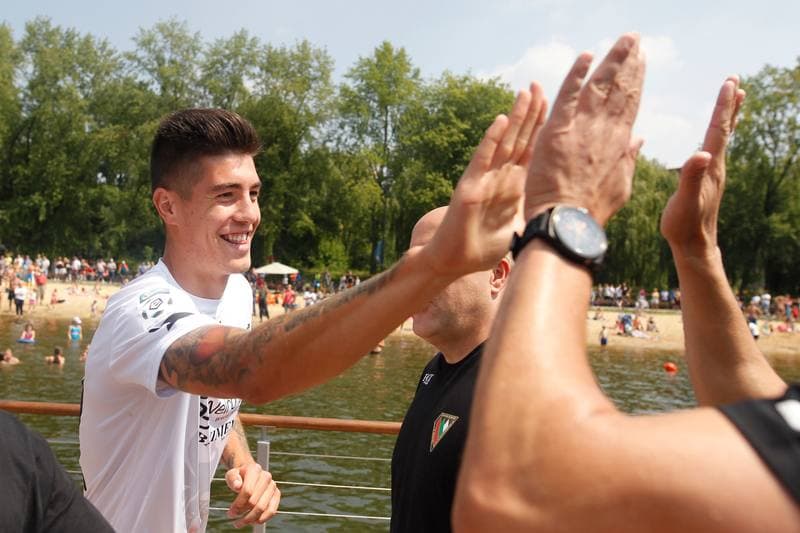 Football. Zaglebie Sosnowiec. Team Presentation. 21.07.2018
