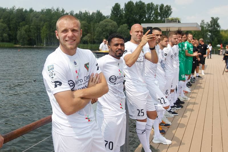 Football. Zaglebie Sosnowiec. Team Presentation. 21.07.2018
