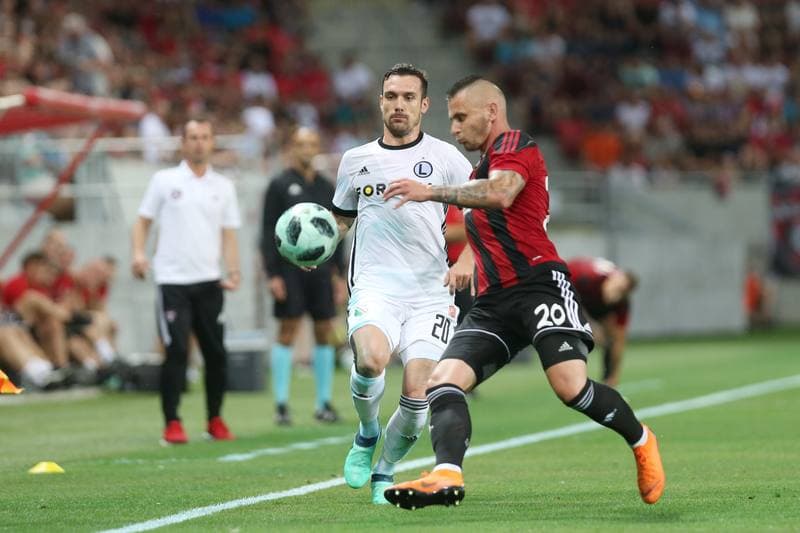 Football. UEFA Champions League. Spartak Trnava - Legia Warsaw. 31.07.2018