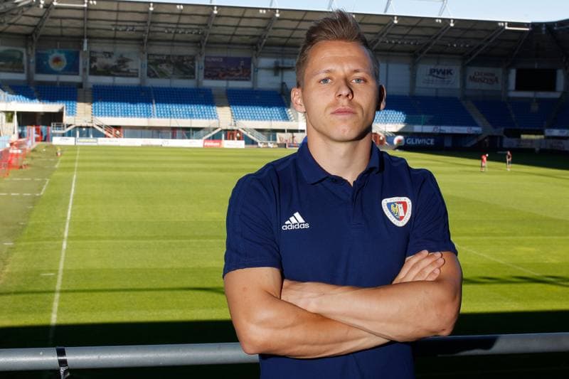 Football. Piast Gliwice. Press Conference. 07.08.2018