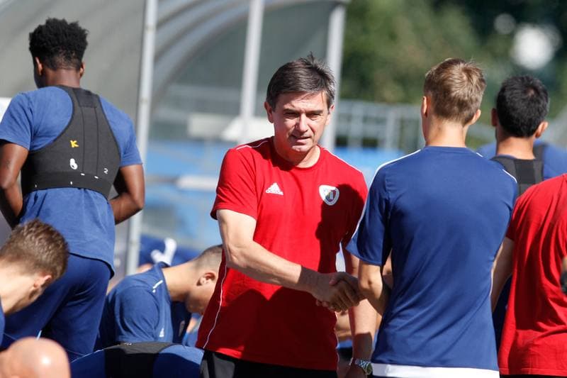 Football. Piast Gliwice. Training. 07.08.2018