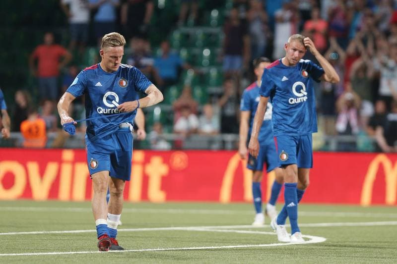 Football. UEFA Europa League. AS Trencin - Feyenoord Rotterdam. 09.08.2018