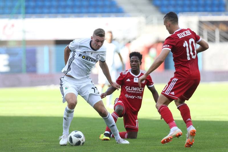 Football. Lotto Ekstraklasa. Piast Gliwice - Legia Warsaw. 12.08.2018