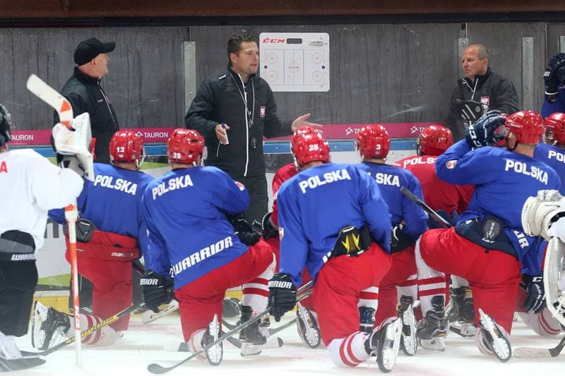 Ice Hockey. Poland national team. Training. 20.08.2018
