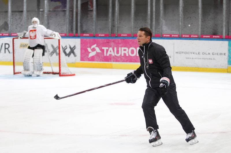 Ice Hockey. Poland national team. Training. 21.08.2018