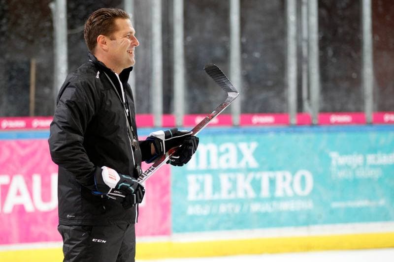 Ice Hockey. Poland national team. Training. 21.08.2018