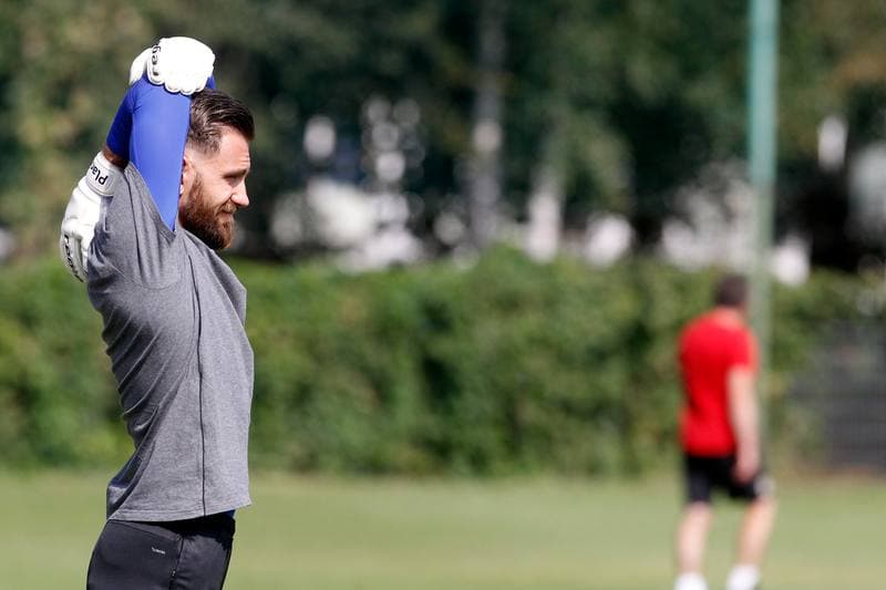 Football. Piast Gliwice. Training. 30.08.2018