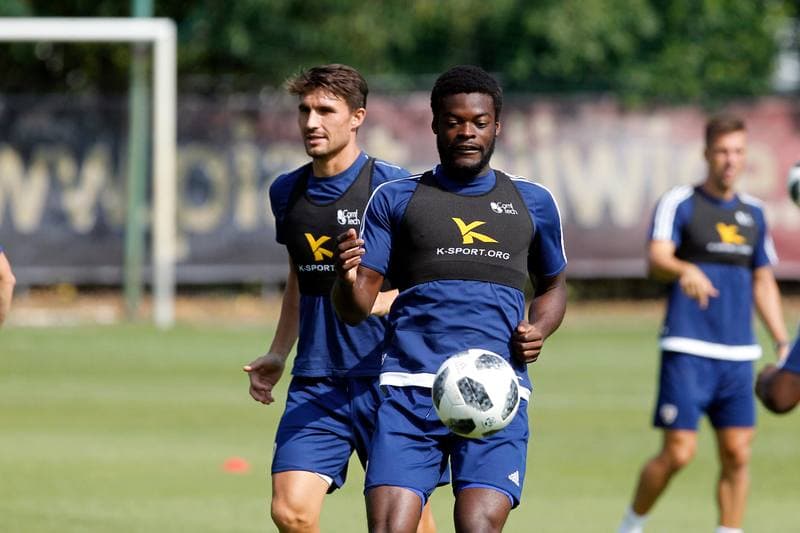 Football. Piast Gliwice. Training. 30.08.2018