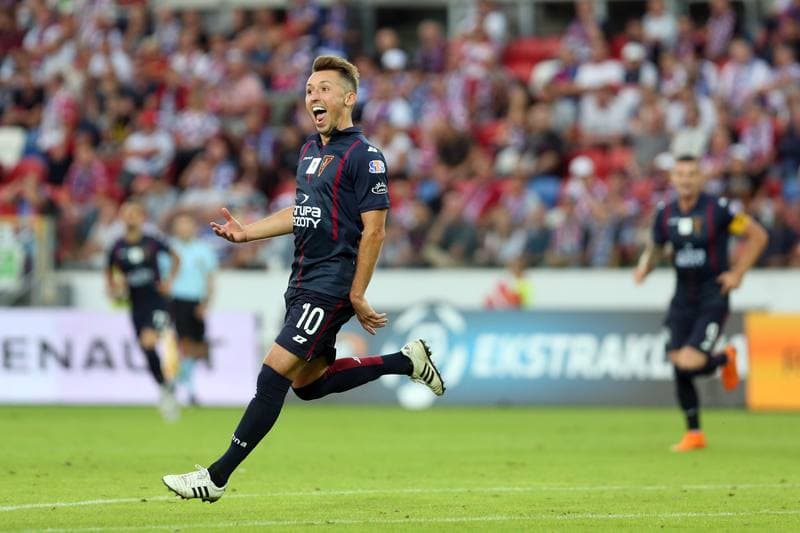 Football. Lotto Ekstraklasa. Gornik Zabrze - Pogon Szczecin. 31.08.2018