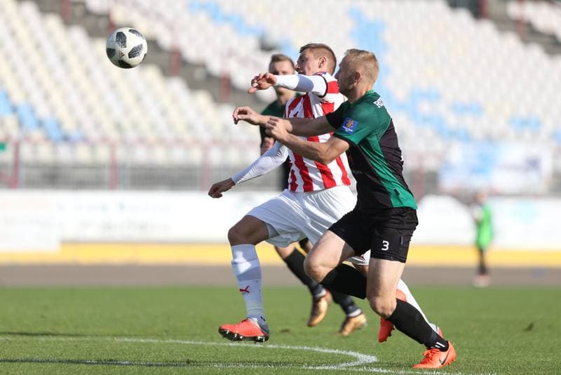 Football. Polish Cup. ROW 1964 Rybnik - Cracovia Krakow. 26.09.2018