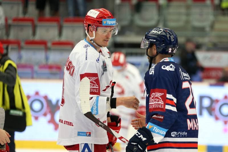 Ice Hockey. Tipsport Extraliga. Ocelari Trinec - HC Vitkovice Ridera. 07.10.2018
